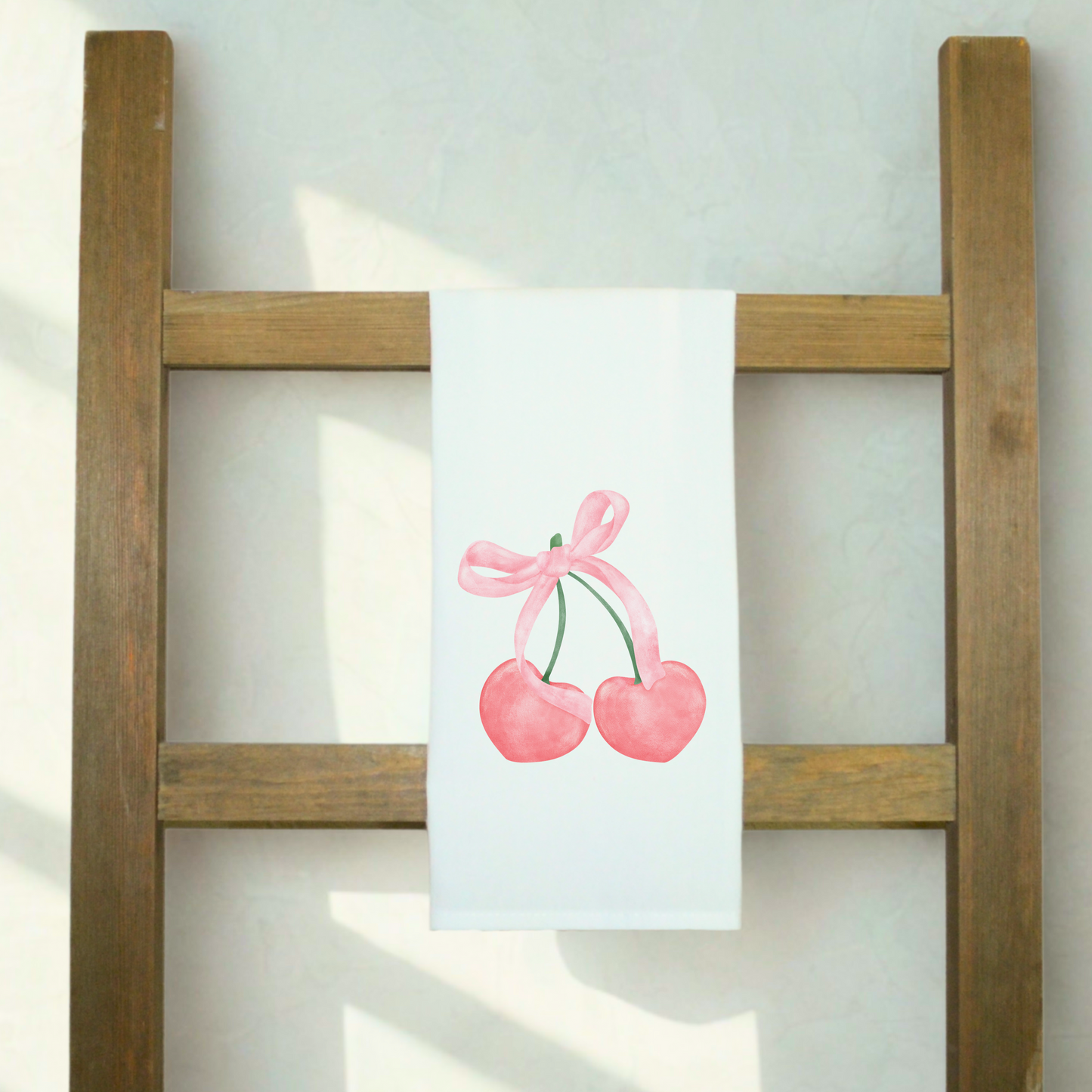 Cherries Tea Towel