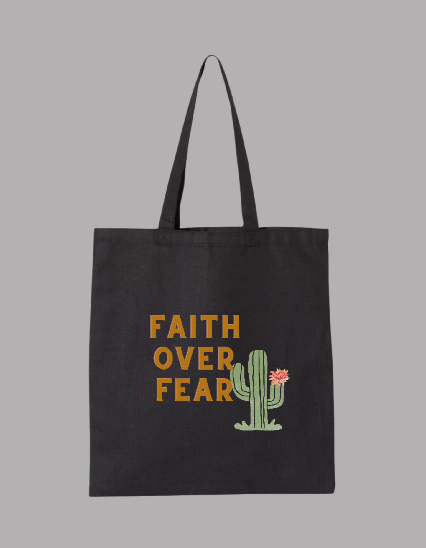 Faith Over Fear Tote Bag