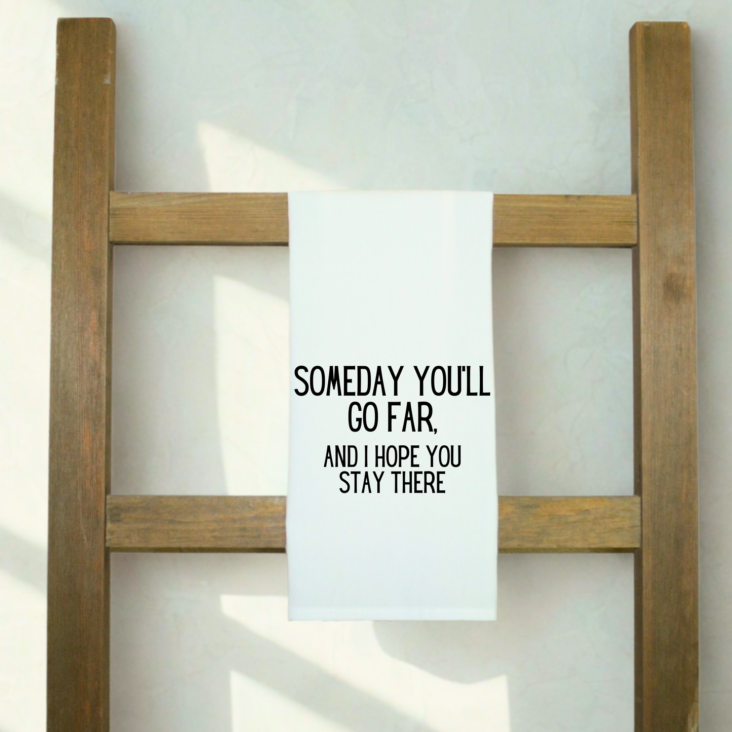 Go Far Tea Towel