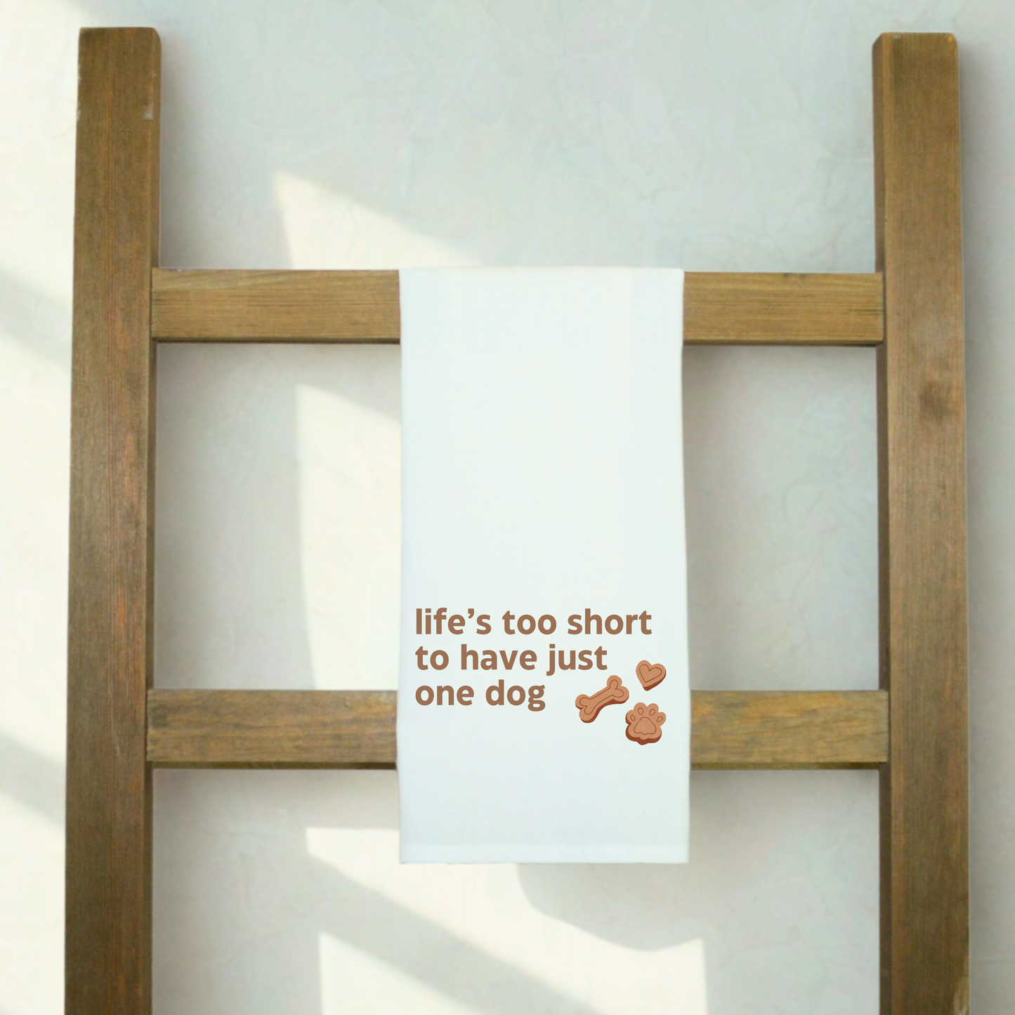 Just One Dog Tea Towel