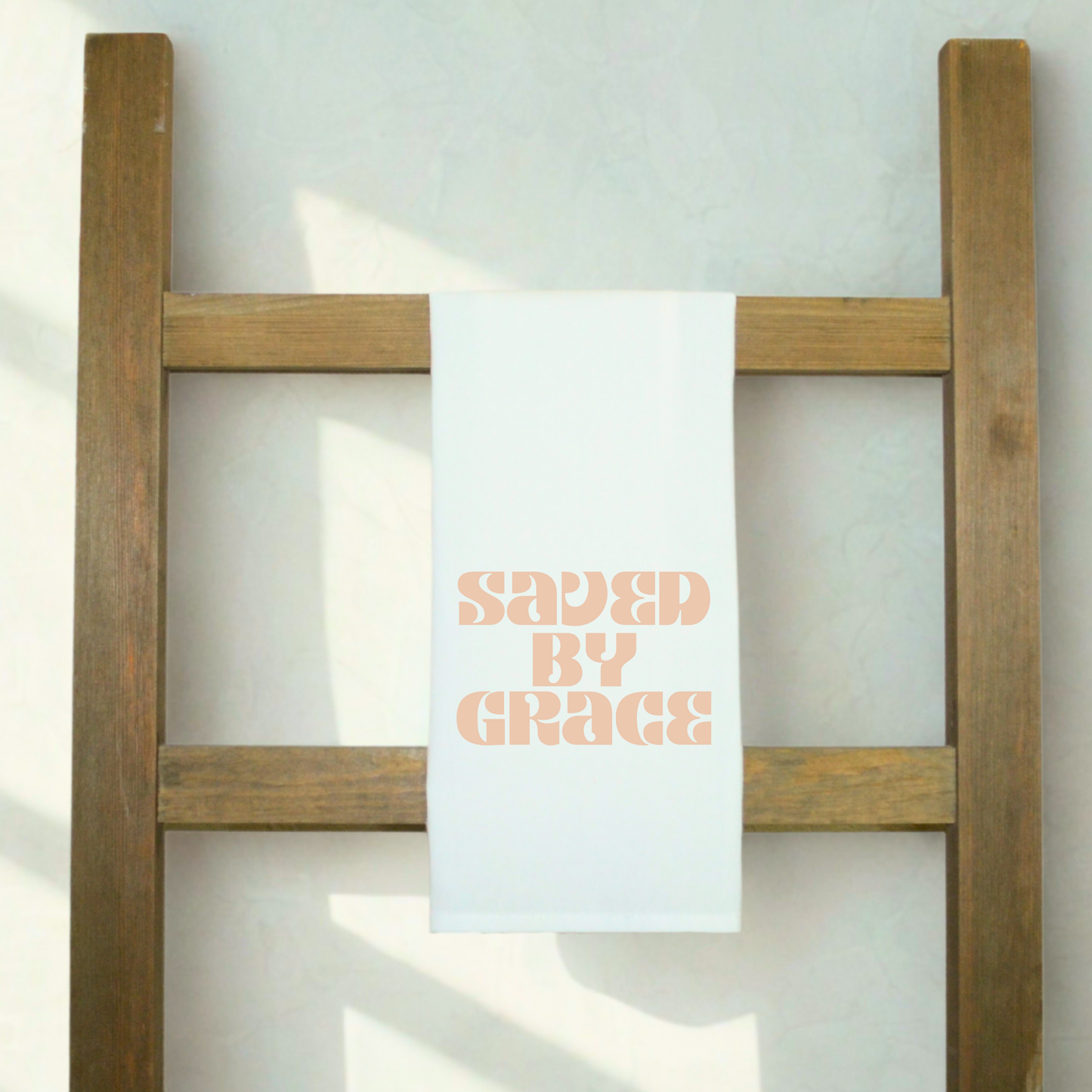 Saved by Grace Tea Towel