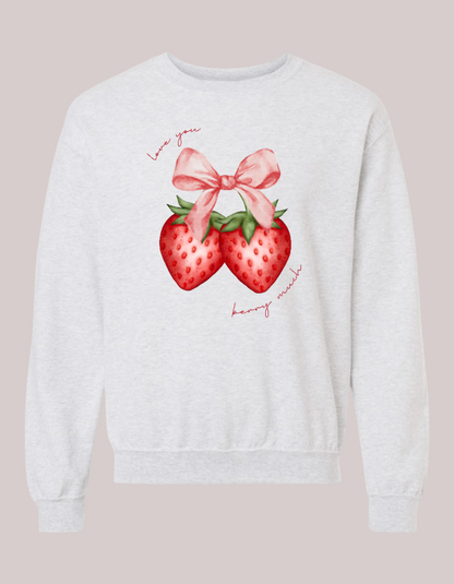 Love You Berry Much Crewneck