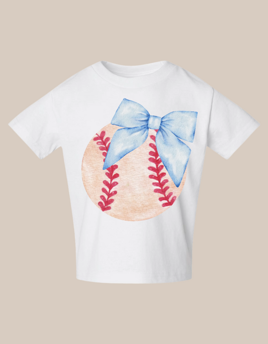 Baseball Girly Kid Tee