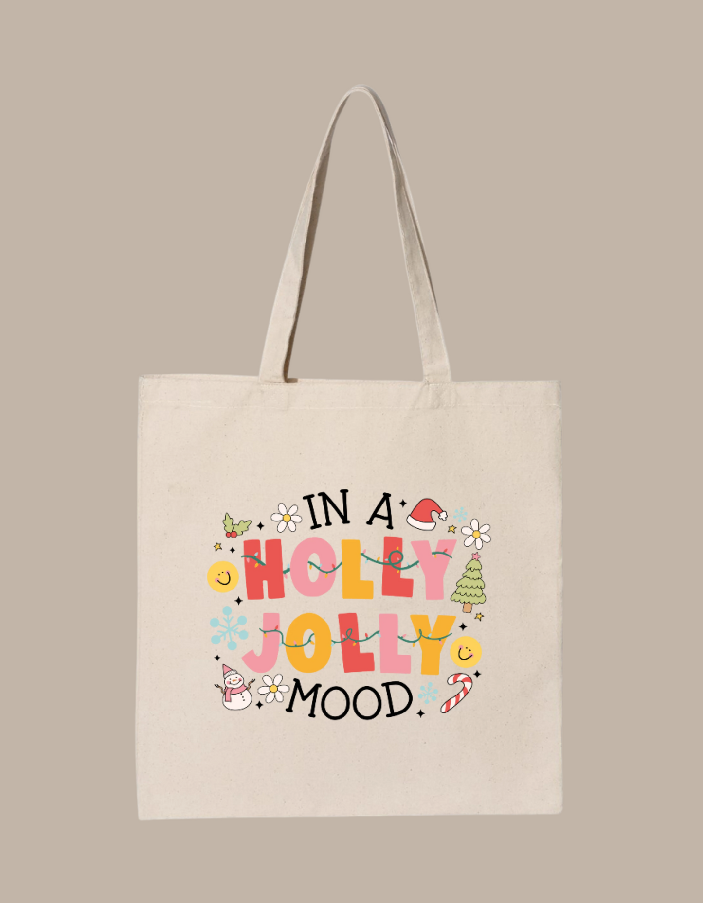 Holly Jolly Tote Bag