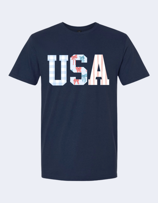 Patchwork USA Tee
