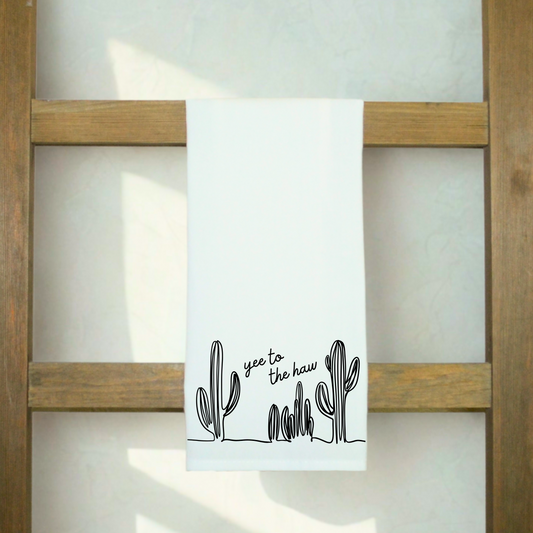 Yee to the Haw Tea Towel